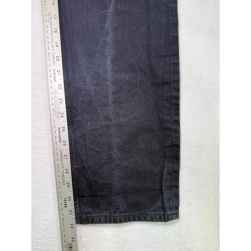 Levis 501 Jeans Mens 34x34 Dark Wash Straight Leg Button Fly Denim